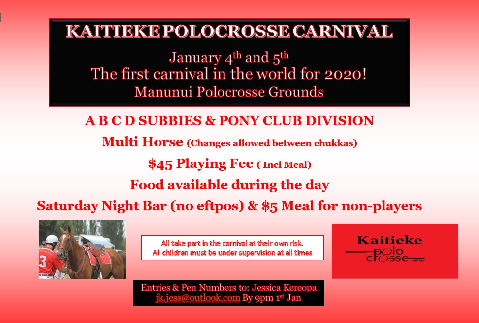 image for Kaitieke Polocrosse Tournament